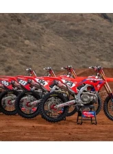 Yoshimura RS-12 Stainless Slip-On Exhaust w/ Stainless Muffler Honda CRF450R | CRF450RX 2021-2022                                     - 225852S320 - Image 4