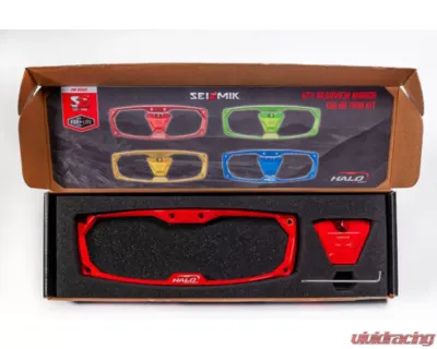 Seizmik Bezel Halo Billet/Led/Cast Red - 18100