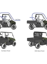 Seizmik Hard Rear Panel Polaris General 1000 2016-2022                                     - 50-04025KIT - Image 2