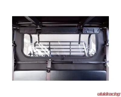 Seizmik Soft Rear Windshield and Dust Panel Kawasaki Mule Pro 2015-2023 - 50-04028KIT