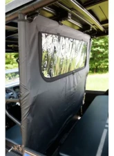 Seizmik Soft Rear Windshield and Dust Panel Kawasaki Mule Pro 2015-2023                                     - 50-04028KIT - Image 4