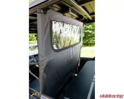 Seizmik Soft Rear Windshield and Dust Panel Kawasaki Mule Pro 2015-2023 - 50-04028KIT