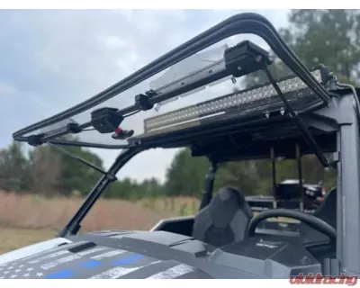 Seizmik Flip Up Vent Scratch Resistant Windshield Kit Polaris Profit General 1000 | XP 1000 2016-2023 - 50-50224KIT