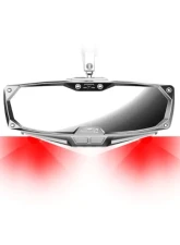 Seizmik Halo Led Mirror with 1.75inch Clamp Polaris | Kawasaki | Honda | Yamaha | Bennche | Kubota 2004-2022                                     - 56-18019 - Image 2