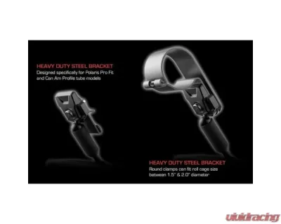 Seizmik Halo-R Mirror with 2inch Clamp Yamaha | Can-Am | Kawasaki | Honda | Polaris | Kubota 1995-2021 - 56-18057