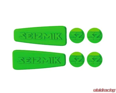 Seizmik Lime Green Pursuit Mirror Color Insert Kits Kawasaki - 56-18076
