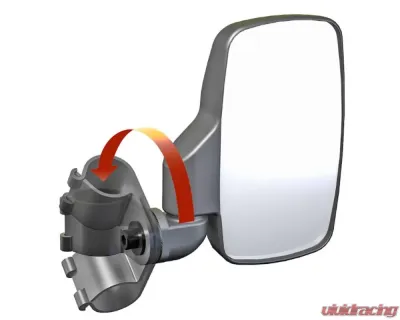 Seizmik UTV Sideview Mirrors with 1.5inch Steel Clamp Polaris Ranger | RZR | ACE 2009-2021 - 56-18081