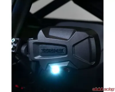 Seizmik Pursuit Night Vision LED Mirror with 2.00inch Clamp Yamaha | Can-Am | Kawasaki | Polaris | Honda | Kubota 1995-2023 - 56-18087KIT