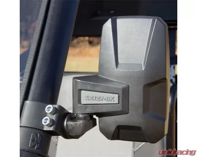 Seizmik Embark Sideview Mirror 2inch Round Tube with ABS Body and Bezel Yamaha | Can-Am | Kawasaki | Honda | Polaris | Kubota 2011-2022 - 56-18105