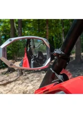Seizmik Photon Sideview Mirror 1.75inch Round Tube with Cast Aluminum Body and Bezel Kawasaki | Honda | Polaris | Yamaha | Can-Am 2004-2022                                     - 56-18107 - Image 2