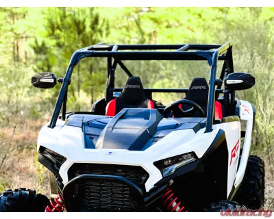 Seizmik Photon Side View Mirror with Cast Aluminum Body & Bezel, Adjustable Clamp, Pair Polaris | Kawasaki | Honda | Can-Am | John Deere | Textron | Yamaha | Kubota - 56-18112