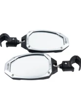 Seizmik Photon Side View Mirror with Cast Aluminum Body & Bezel, Adjustable Clamp, Pair Polaris | Kawasaki | Honda | Can-Am | John Deere | Textron | Yamaha | Kubota                                     - 56-18112 - Image 2
