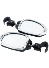 Seizmik Photon Side View Mirror with Cast Aluminum Body & Bezel, Adjustable Clamp, Pair Polaris | Kawasaki | Honda | Can-Am | John Deere | Textron | Yamaha | Kubota                                     - 56-18112 - Image 3