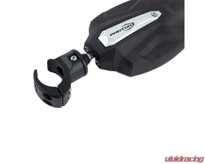 Seizmik Photon Side View Mirror with Cast Aluminum Body & Bezel, Adjustable Clamp, Pair Polaris | Kawasaki | Honda | Can-Am | John Deere | Textron | Yamaha | Kubota - 56-18112