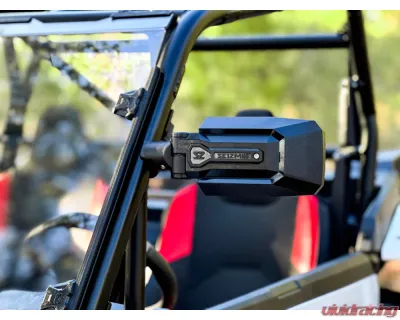 Seizmik TrailRider Side View Mirrors, Pair, Universal Adjustable Clamp - 56-18113