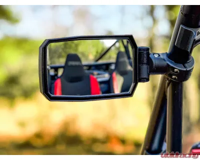 Seizmik TrailRider Side View Mirrors, Pair, Universal Adjustable Clamp - 56-18113