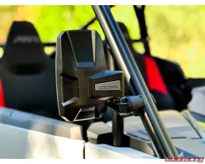 Seizmik Embark Side View Mirror w/ ABS Body & Bezel, Adjustable Clamp, Pair Polaris | Kawasaki | Honda | Can-Am | John Deere | Textron | Yamaha | Kubota - 56-18114