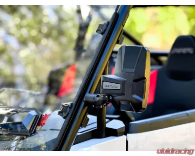 Seizmik Embark Side View Mirror w/ ABS Body & Bezel, Adjustable Clamp, Pair Polaris | Kawasaki | Honda | Can-Am | John Deere | Textron | Yamaha | Kubota - 56-18114