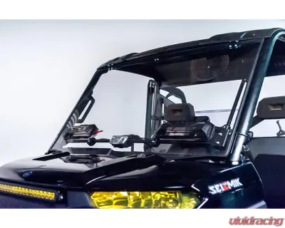 Seizmik Flip-Up Versa-Vent Windshield for Polaris Full-Size Pro-Fit Ranger - 50-50220KIT