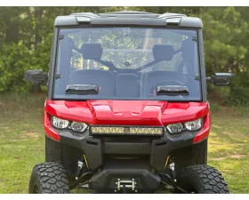 Seizmik Toolless Versa-Vent Scratch Resistant Hard Coated Windshield Kit Can-Am Defender