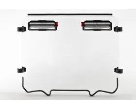 Seizmik Toolless Versa-Vent Scratch Resistant Hard Coated Windshield Kawasaki KRX 1000