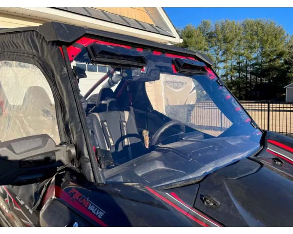 Seizmik Toolless Versa-Vent UV Resistant Polycarbonate Windshield Kawasaki KRX 1000 - 50-50494KIT