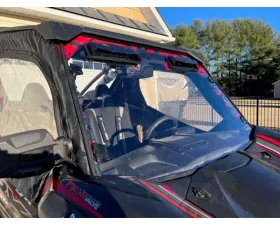 Seizmik Toolless Versa-Vent UV Resistant Polycarbonate Windshield Kawasaki KRX 1000