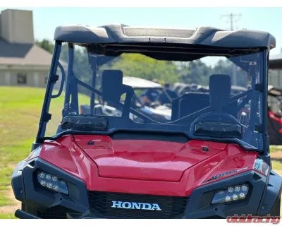 Seizmik Toolless Versa-Vent Scratch Resistant Hard Coated Windshield Honda Pioneer 1000 - 50-50495KIT
