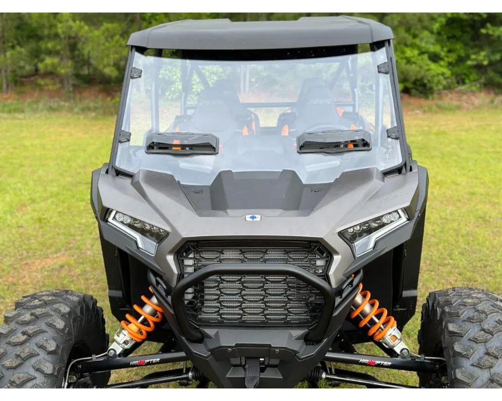 Seizmik Toolless Versa-Vent Scratch Resistant Hard Coated Windshield Polaris RZR 1000 XP - 50-50496KIT
