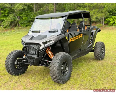 Seizmik Toolless Versa-Vent Scratch Resistant Hard Coated Windshield Polaris RZR 1000 XP - 50-50496KIT