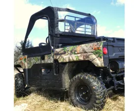 Seizmik Soft Doors & Rear Windshield w/ Zipper Kawasaki Mule Pro-MX