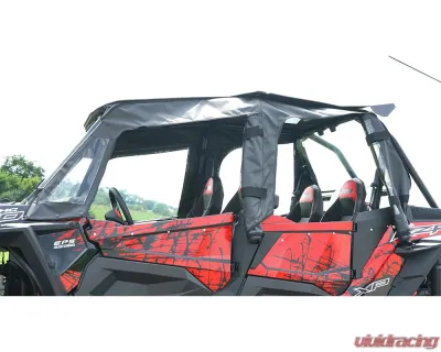 Seizmik Soft Upper Doors | Rear Window & Roof w/ Zipper Polaris RZR XP 4 1000 | XP 4 Turbo - 51-20990