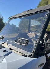Seizmik Front UV Resistant Polycarbonate Toolless Windshield Kawasaki Ridge                                     - 50-55316KIT - Image 6