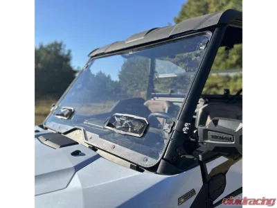 Seizmik Front UV Resistant Polycarbonate Toolless Windshield Kawasaki Ridge - 50-55316KIT