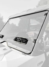 Seizmik Front UV Resistant Polycarbonate Toolless Windshield Kawasaki Ridge                                     - 50-55316KIT - Image 2