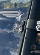 Seizmik Front UV Resistant Polycarbonate Toolless Windshield Kawasaki Ridge                                     - 50-55316KIT - Image 4
