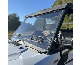 Seizmik Front Scratch Resistant Hard Coated Polycarbonate Toolless Windshield Kawasaki Ridge