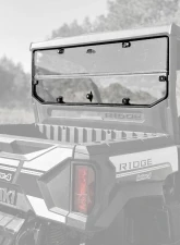 Seizmik UV Resistant Polycarbonate Rear Folding Windshield Kawasaki Ridge Ranch Edition                                     - 50-55319KIT - Image 2