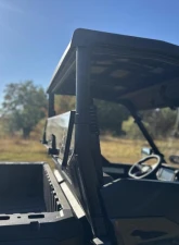 Seizmik UV Resistant Polycarbonate Rear Folding Windshield Kawasaki Ridge Ranch Edition                                     - 50-55319KIT - Image 5