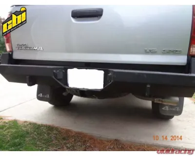 CBI Offroad 2.0 Classic Bare Rear Bumper Toyota Tacoma 2005-2015 - 200-000-010-081