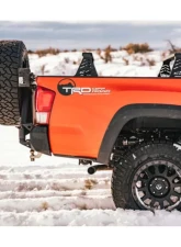 CBI Offroad Bare Dual Swing Arm Rear Bumper w/Angled Tire Carrierr Toyota Tacoma 2016+                                     - 200-000-010-088 - Image 2