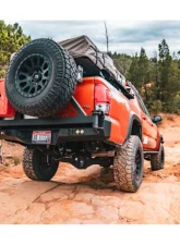 CBI Offroad Bare Dual Swing Arm Rear Bumper w/Angled Tire Carrierr Toyota Tacoma 2016+                                     - 200-000-010-088 - Image 4