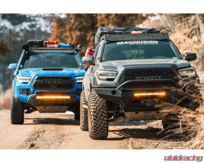 CBI Offroad Bare Steel Baja Front Bumper Toyota Tacoma 2016+ - 200-000-010-092