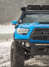 CBI Offroad Dakar Hybrid Front Bumper - Powder Coated Black Toyota Tacoma 3rd Gen 2016-2021                                     - 200-000-010-132 - Image 5