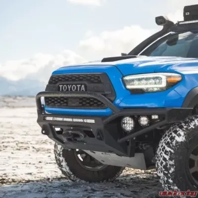 CBI Offroad Dakar Hybrid Front Bumper - Powder Coated Black Toyota Tacoma 3rd Gen 2016-2021 - 200-000-010-132