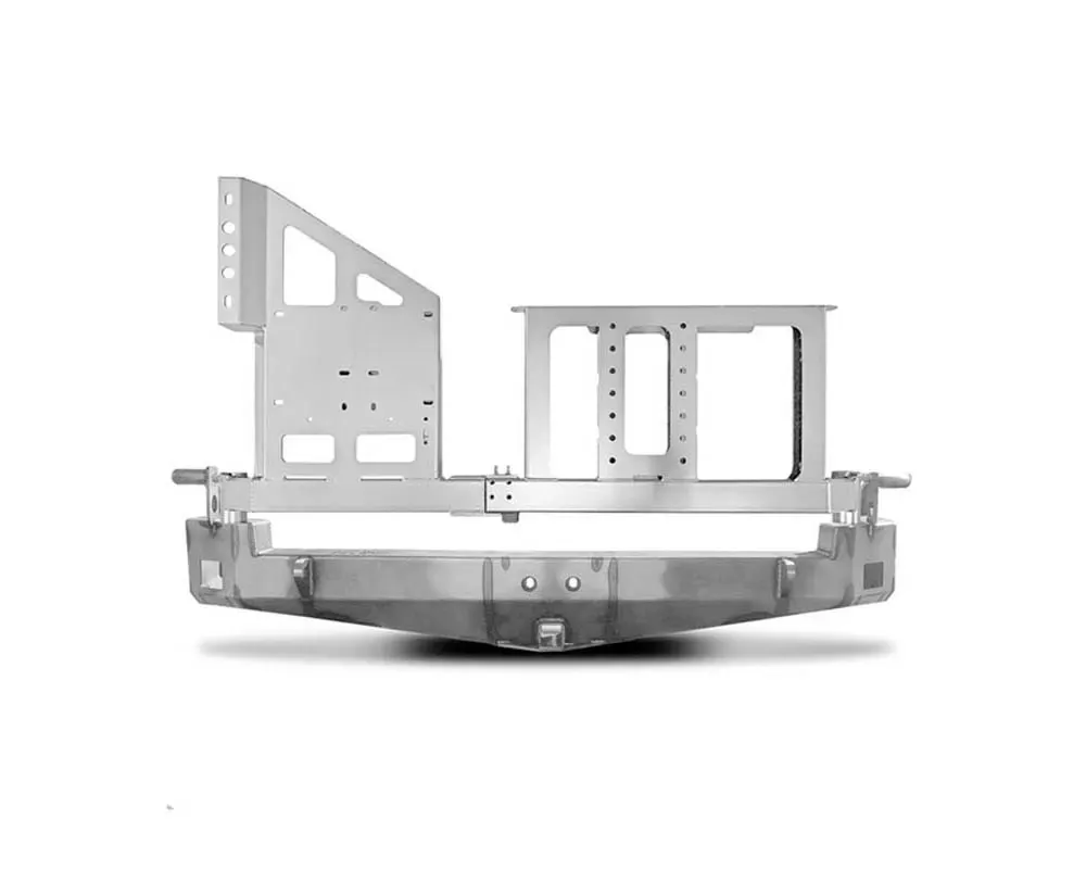 CBI Offroad Bare Dual Swing Arm Rear Bumper w/Angled Tire Carrierr Toyota 4Runner 2010-2021 - 200-000-011-180
