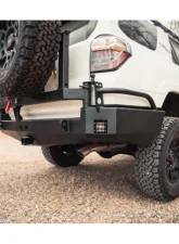 CBI Offroad Black Dual Swing Arm Rear Bumper w/Angled Tire Carrierr Toyota 4Runner 2010-2021                                     - 200-000-011-182 - Image 4