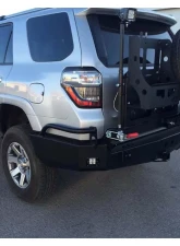 CBI Offroad Black Dual Swing Arm Rear Bumper w/Angled Tire Carrierr Toyota 4Runner 2010-2021                                     - 200-000-011-182 - Image 6