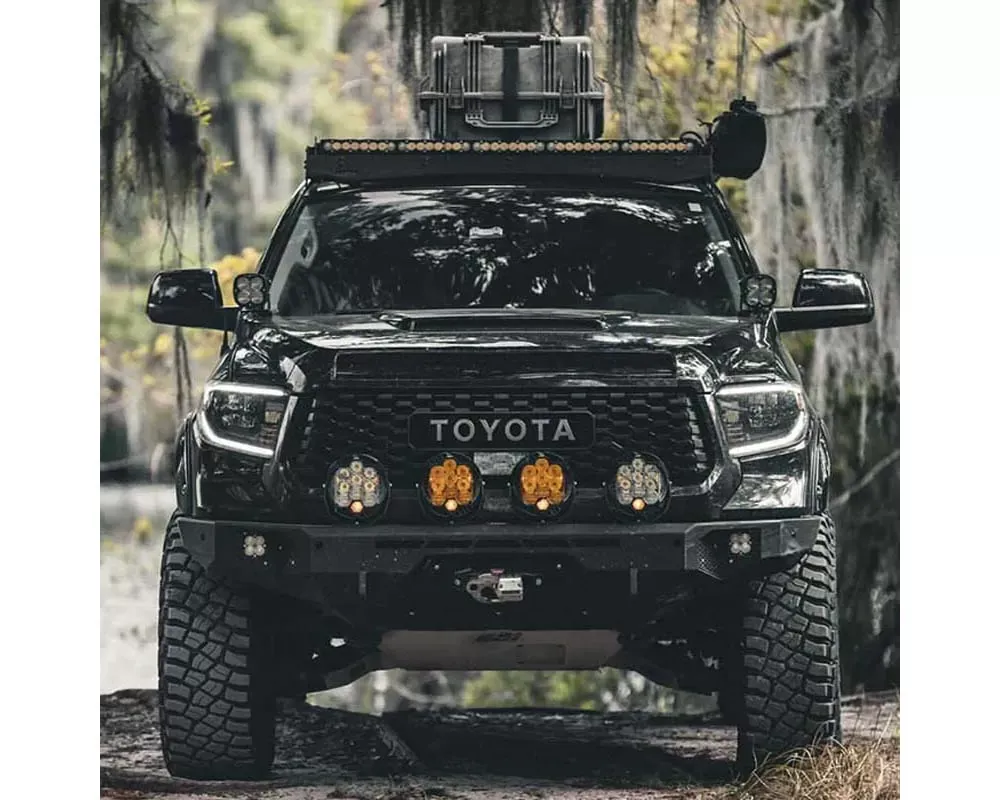 CBI Offroad Black Classic Front Bumper w/o Center Grill Protection Toyota Tundra 2014-2021 - 200-000-012-006