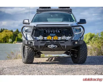 CBI Offroad Bare Adventure Series Front Bumper w/Full Grill Protection Toyota Tundra 2014-2021 - 200-000-012-005